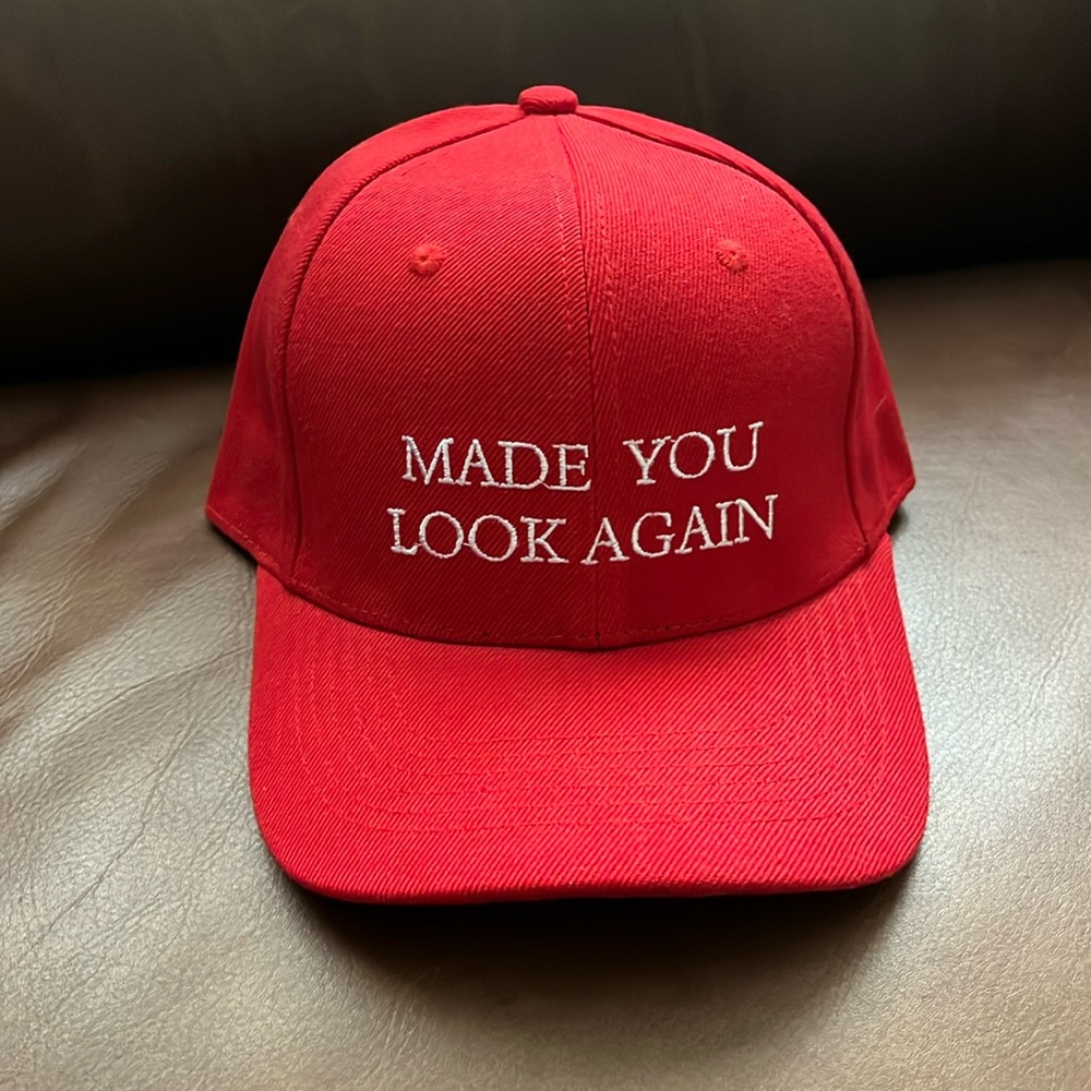 Made you look again hat